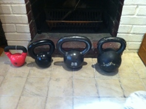 My Kettle bell collection